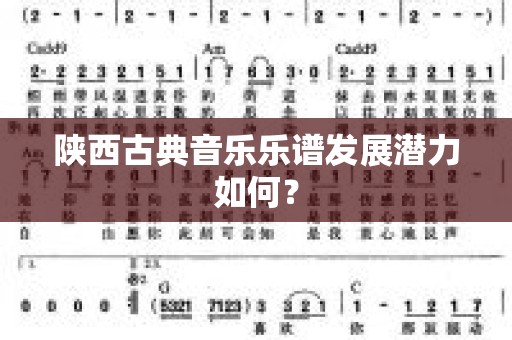 陕西古典音乐乐谱发展潜力如何？