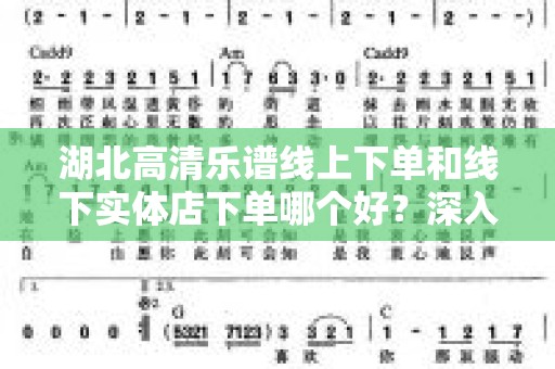 湖北高清乐谱线上下单和线下实体店下单哪个好？深入解析选购方式